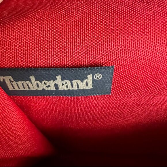 Timberland Leather RFID Flap Wallet Clutch Organizer, Cherry (Pebble) - Picture 9 of 16